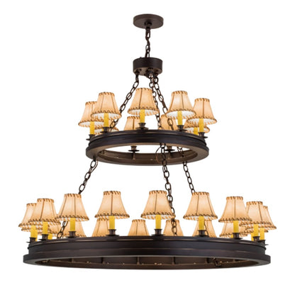 Meyda Tiffany Sullivan Ranch 27 Light 51" Wide Ring Chandelier