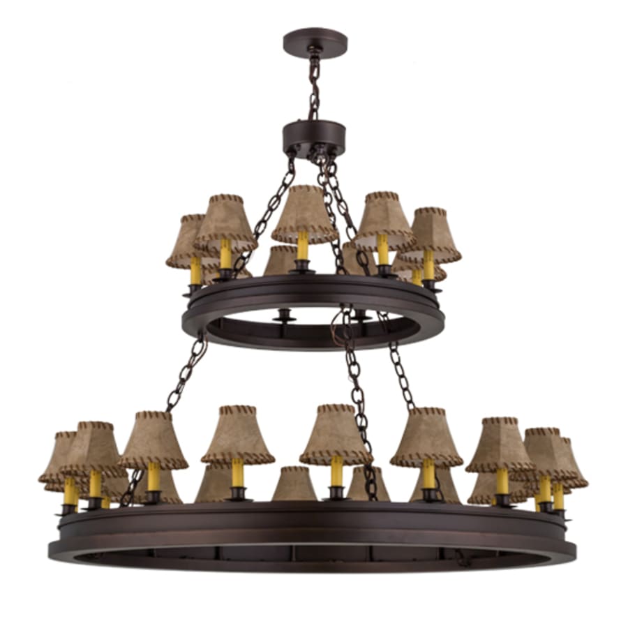 Meyda Tiffany Sullivan Ranch 27 Light 51" Wide Ring Chandelier