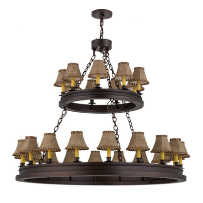 Meyda Tiffany Sullivan Ranch 27 Light 51" Wide Ring Chandelier