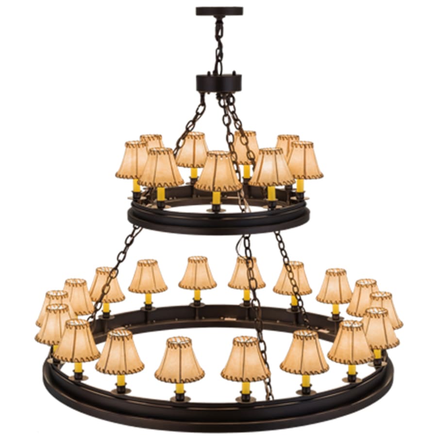 Meyda Tiffany Sullivan Ranch 27 Light 51" Wide Ring Chandelier