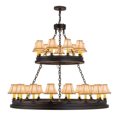 Meyda Tiffany Sullivan Ranch 27 Light 51" Wide Ring Chandelier