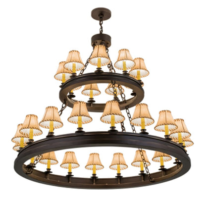 Meyda Tiffany Sullivan Ranch 27 Light 51" Wide Ring Chandelier