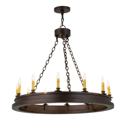 Meyda Tiffany Sullivan Ranch 12 Light 36" Wide Taper Candle Style Chandelier