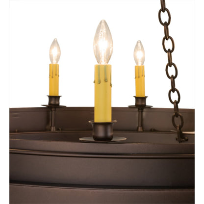 Meyda Tiffany Sullivan Ranch 12 Light 36" Wide Taper Candle Style Chandelier