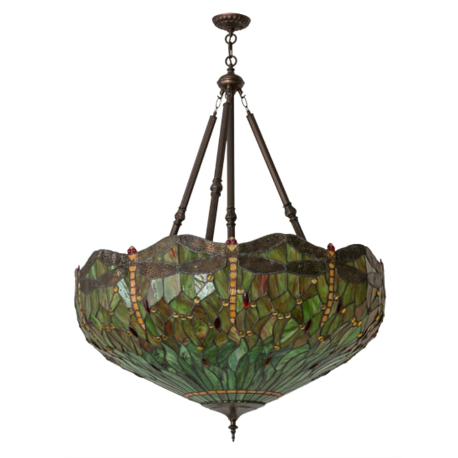Meyda Tiffany Tiffany Hanginghead Dragonfly 4 Light 38" Wide Pendant