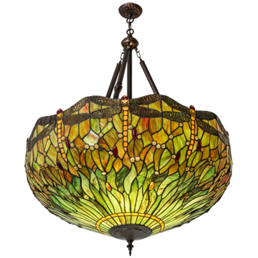 Meyda Tiffany Tiffany Hanginghead Dragonfly 4 Light 38" Wide Pendant