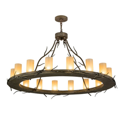Meyda Tiffany Loxley Branches 16 Light 49" Wide Ring Chandelier