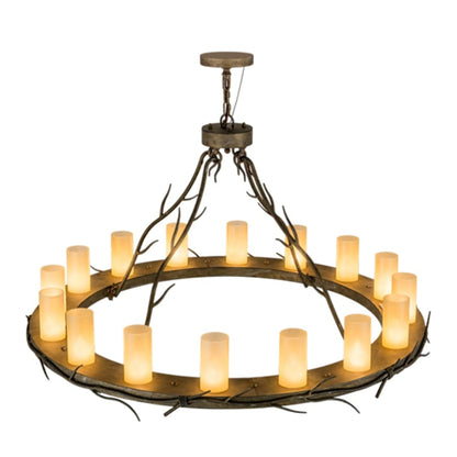Meyda Tiffany Loxley Branches 16 Light 49" Wide Ring Chandelier