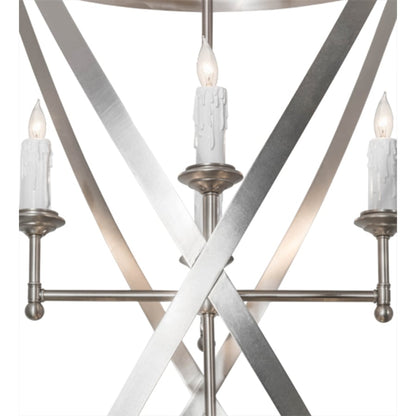 Meyda Tiffany Desmond 8 Light 30" Wide Taper Candle Pendant