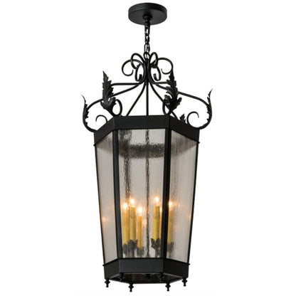 Meyda Tiffany Regency 6 Light 21" Wide Taper Candle Pendant