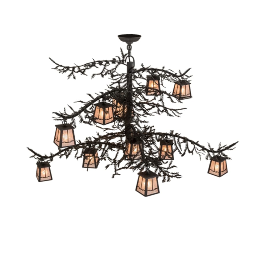 Meyda Tiffany Pine Branch Valley View 12 Light 48" Wide Chandelier