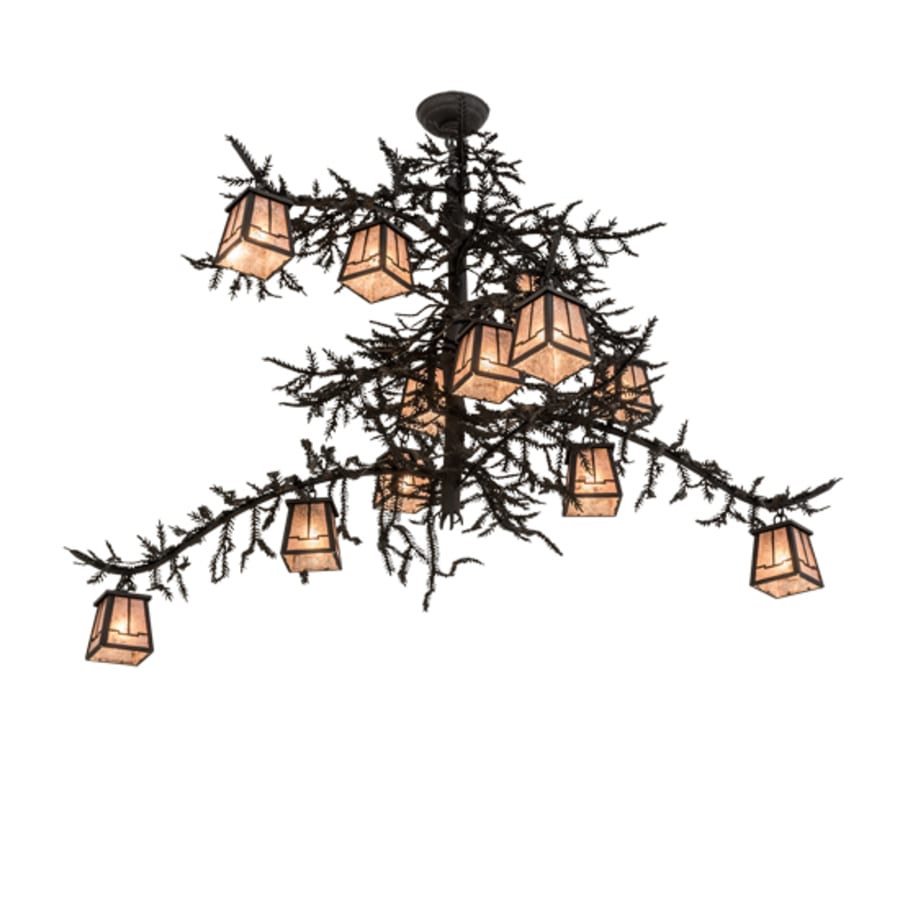 Meyda Tiffany Pine Branch Valley View 12 Light 48" Wide Chandelier