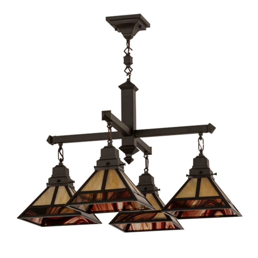 Meyda Tiffany T Mission 4 Light 43" Wide Chandelier