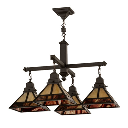 Meyda Tiffany T Mission 4 Light 43" Wide Chandelier
