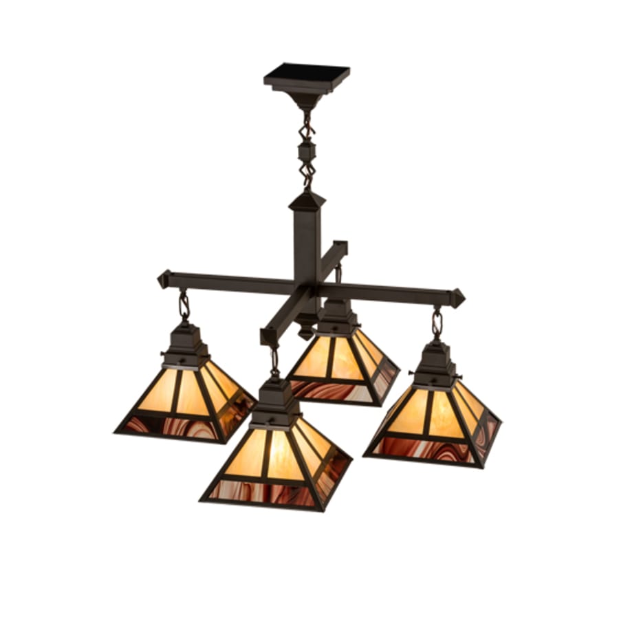 Meyda Tiffany T Mission 4 Light 43" Wide Chandelier