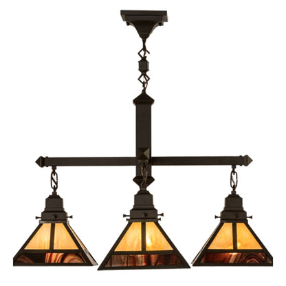 Meyda Tiffany T Mission 4 Light 43" Wide Chandelier