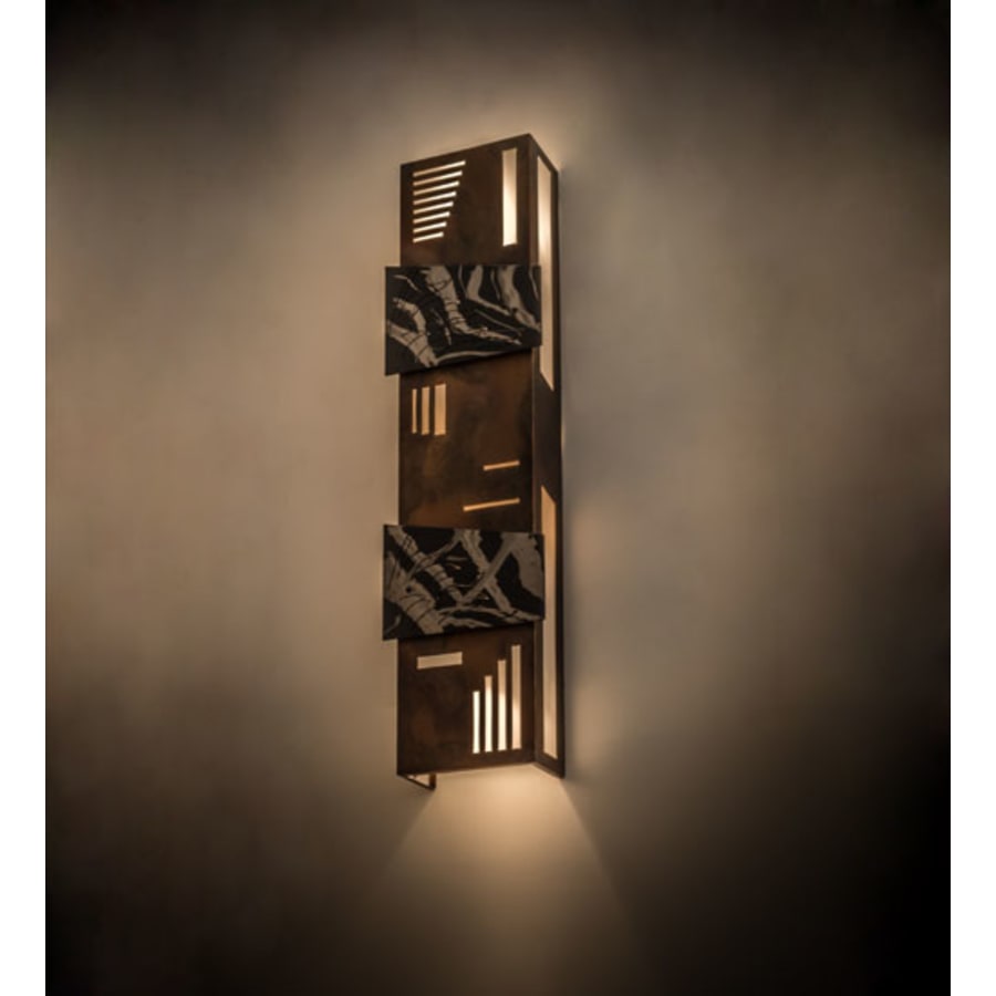 Meyda Tiffany Indigo 4 Light 46" Tall Wall Sconce