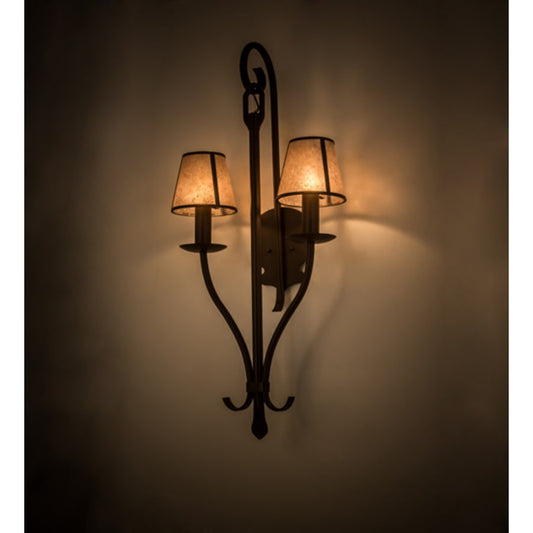 Meyda Tiffany Nehring 2 Light 41" Tall Wall Sconce