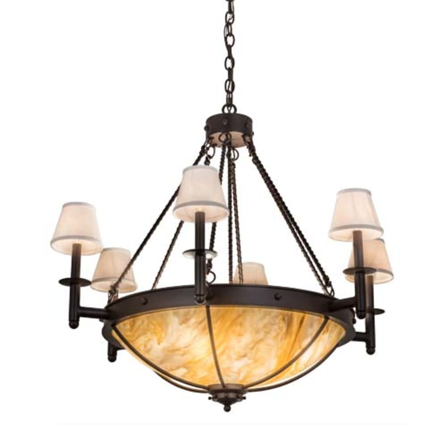 Meyda Tiffany Freya 7 Light 36" Wide Chandelier