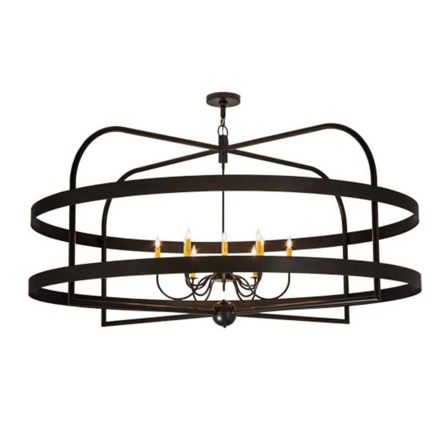 Meyda Tiffany Aldari 12 Light 68" Wide Taper Candle Ring Chandelier