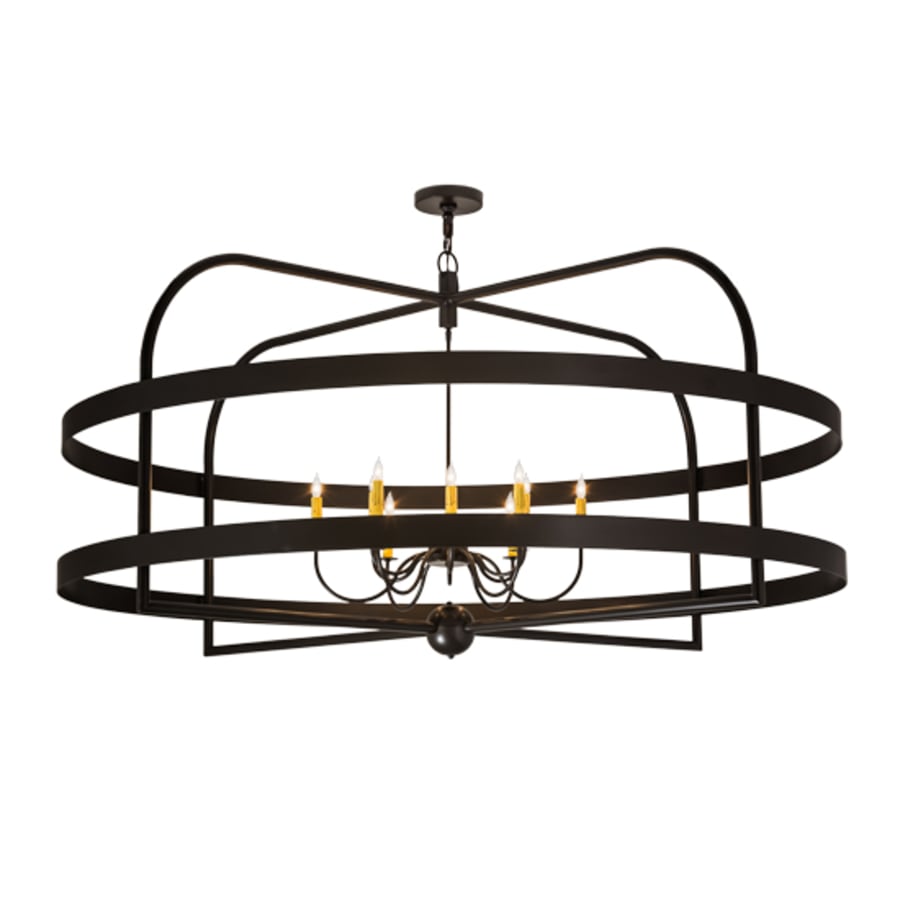 Meyda Tiffany Aldari 12 Light 68" Wide Taper Candle Ring Chandelier