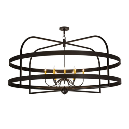 Meyda Tiffany Aldari 12 Light 68" Wide Taper Candle Ring Chandelier