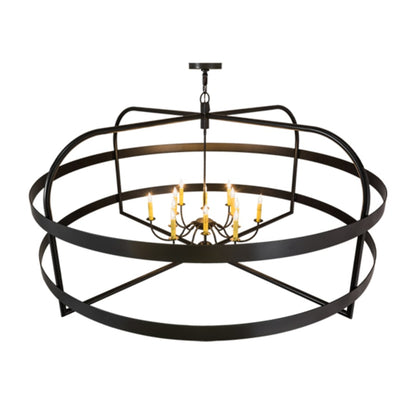 Meyda Tiffany Aldari 12 Light 68" Wide Taper Candle Ring Chandelier