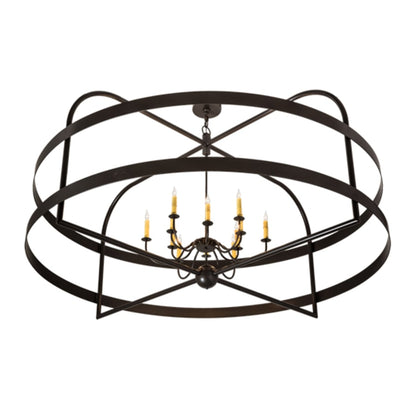 Meyda Tiffany Aldari 12 Light 68" Wide Taper Candle Ring Chandelier