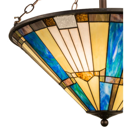 Meyda Tiffany Beachfront 4 Light 25" Wide Pendant