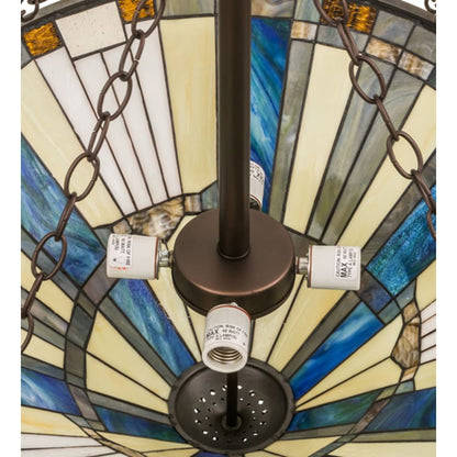 Meyda Tiffany Beachfront 4 Light 25" Wide Pendant