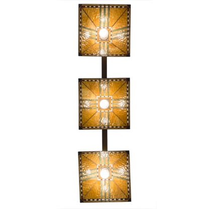 Meyda Tiffany Prairie Corn 3 Light 48" Wide Linear Pendant