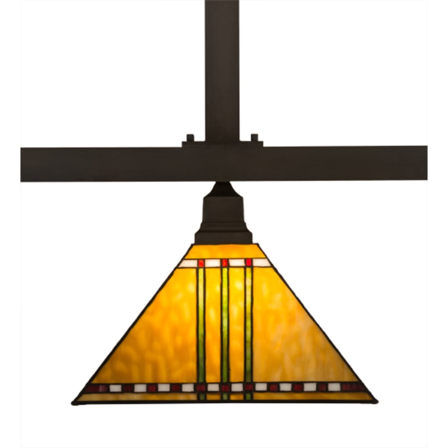 Meyda Tiffany Prairie Corn 3 Light 48" Wide Linear Pendant