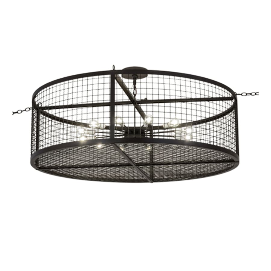 Meyda Tiffany Paloma Golpe 12 Light 60" Wide Cage Pendant
