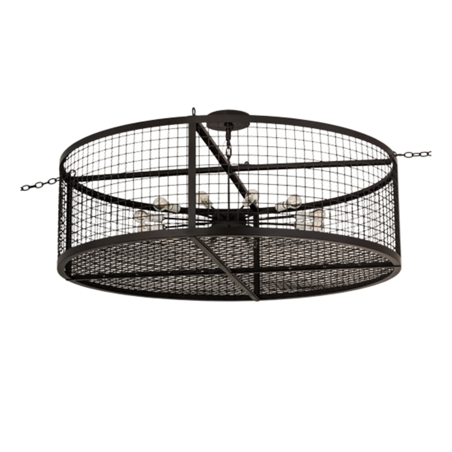 Meyda Tiffany Paloma Golpe 12 Light 60" Wide Cage Pendant