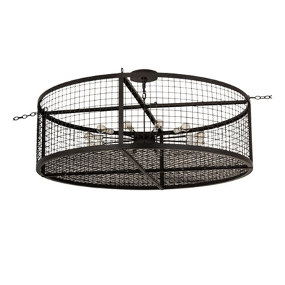 Meyda Tiffany Paloma Golpe 12 Light 60" Wide Cage Pendant