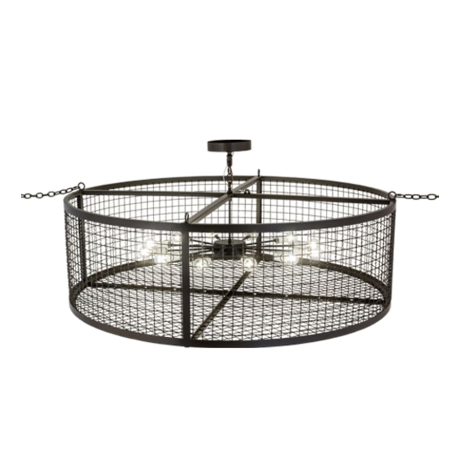 Meyda Tiffany Paloma Golpe 12 Light 60" Wide Cage Pendant