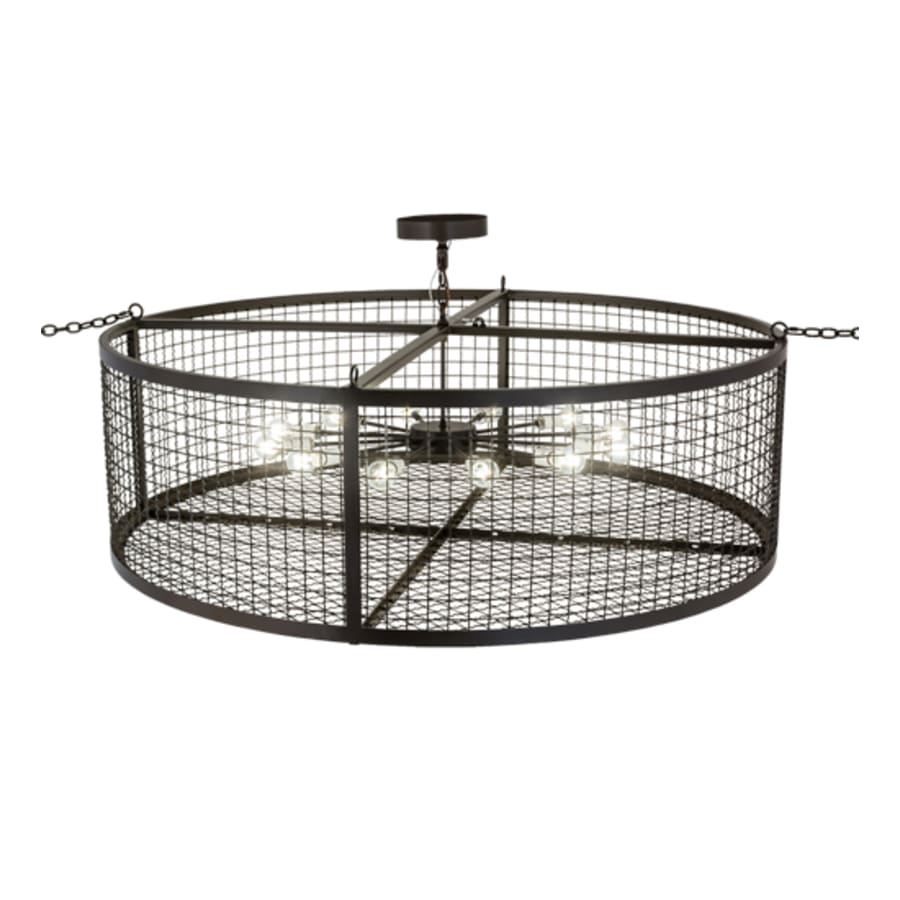 Meyda Tiffany Paloma Golpe 12 Light 60" Wide Cage Pendant