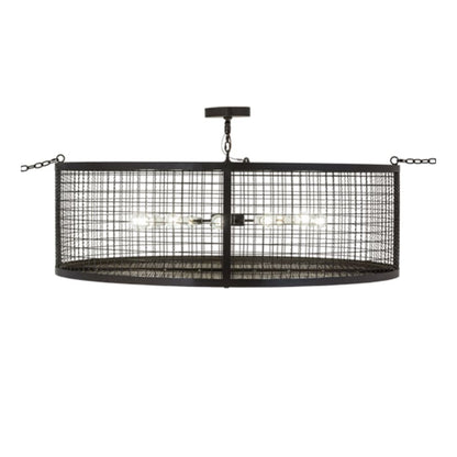 Meyda Tiffany Paloma Golpe 12 Light 60" Wide Cage Pendant