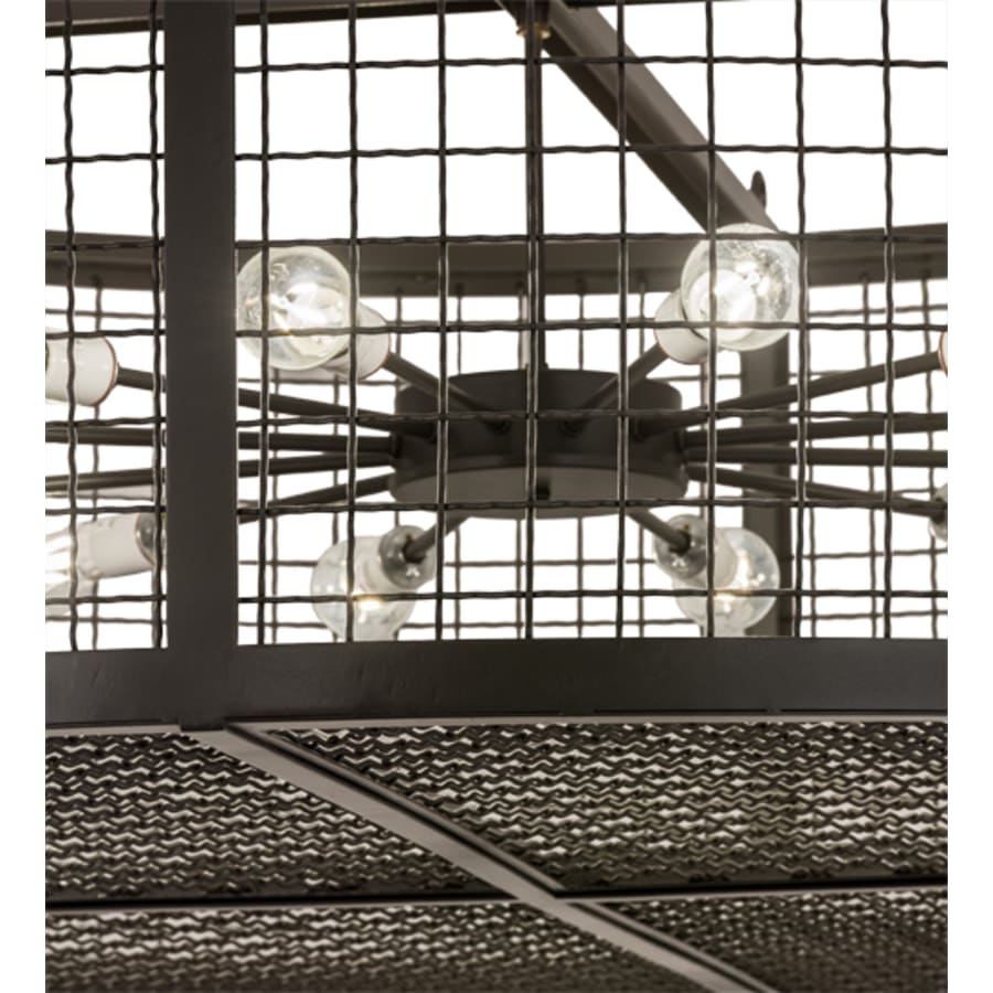Meyda Tiffany Paloma Golpe 12 Light 60" Wide Cage Pendant