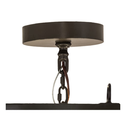 Meyda Tiffany Paloma Golpe 12 Light 60" Wide Cage Pendant
