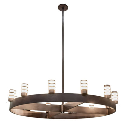 Meyda Tiffany Molle Cilindro 12 Light 94" Wide Ring Chandelier