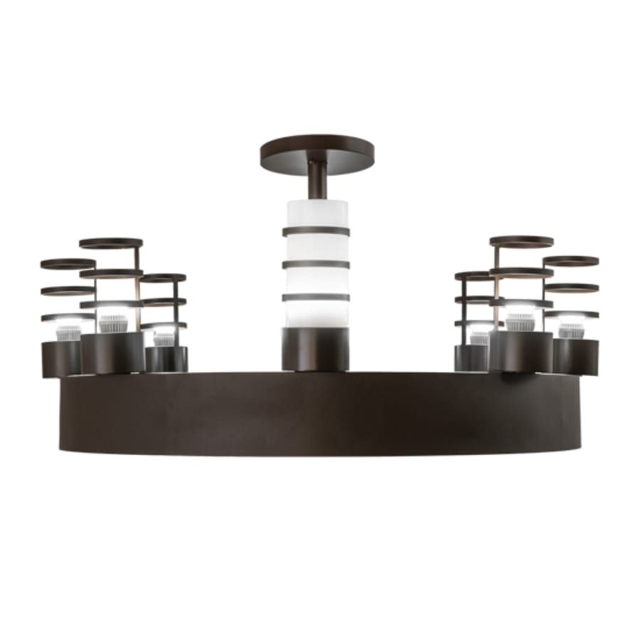 Meyda Tiffany Molle Cilindro 8 Light 48" Wide Semi-flush Ceiling Fixture
