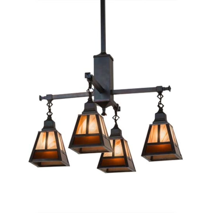 Meyda Tiffany T Mission 4 Light 26" Wide Chandelier