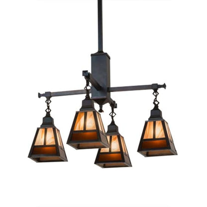 Meyda Tiffany T Mission 4 Light 26" Wide Chandelier