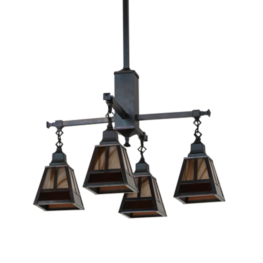 Meyda Tiffany T Mission 4 Light 26" Wide Chandelier