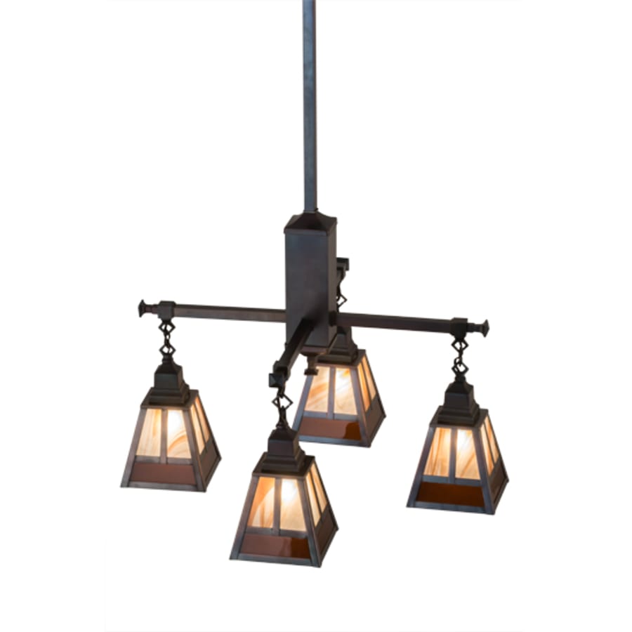 Meyda Tiffany T Mission 4 Light 26" Wide Chandelier