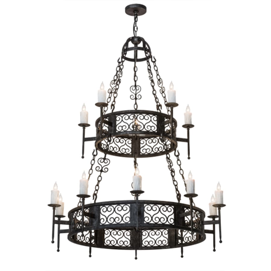 Meyda Tiffany Toscano 15 Light 48" Wide Taper Candle Style Chandelier