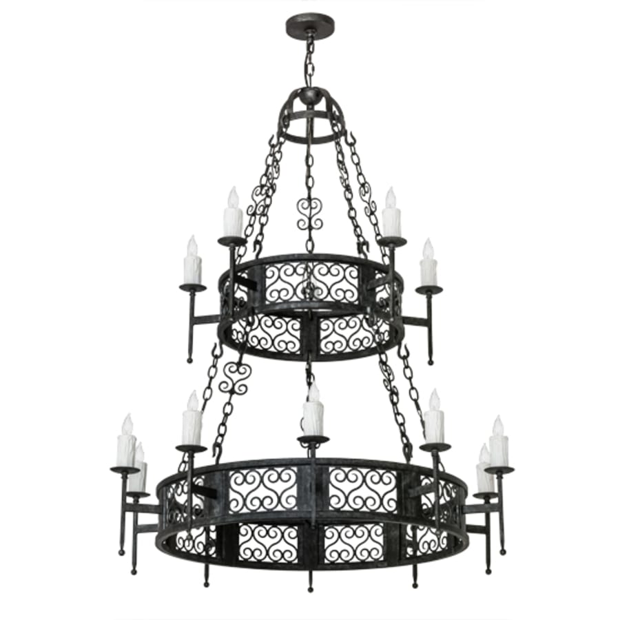 Meyda Tiffany Toscano 15 Light 48" Wide Taper Candle Style Chandelier
