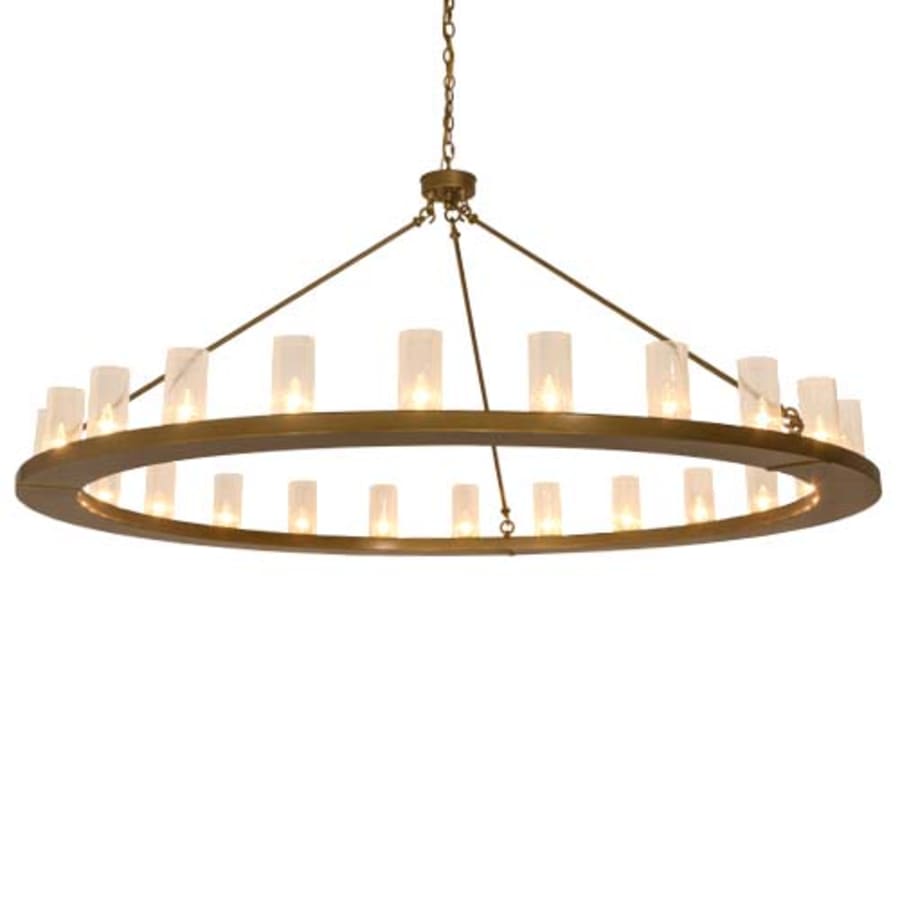 Meyda Tiffany Loxley 24 Light 72" Wide Ring Chandelier
