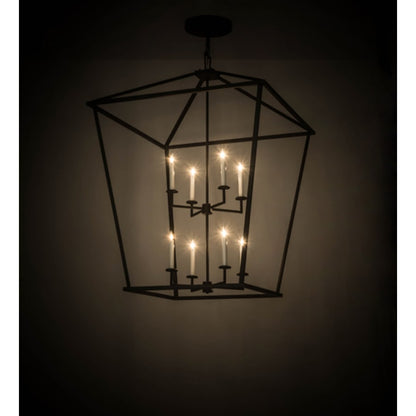 Meyda Tiffany Kitzi 8 Light 51" Wide Taper Candle Pendant